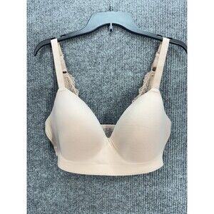 Soma Bra Size 40D Enbliss Luxe Wireless Lace Back J Hook Wirefree Lightly Padded